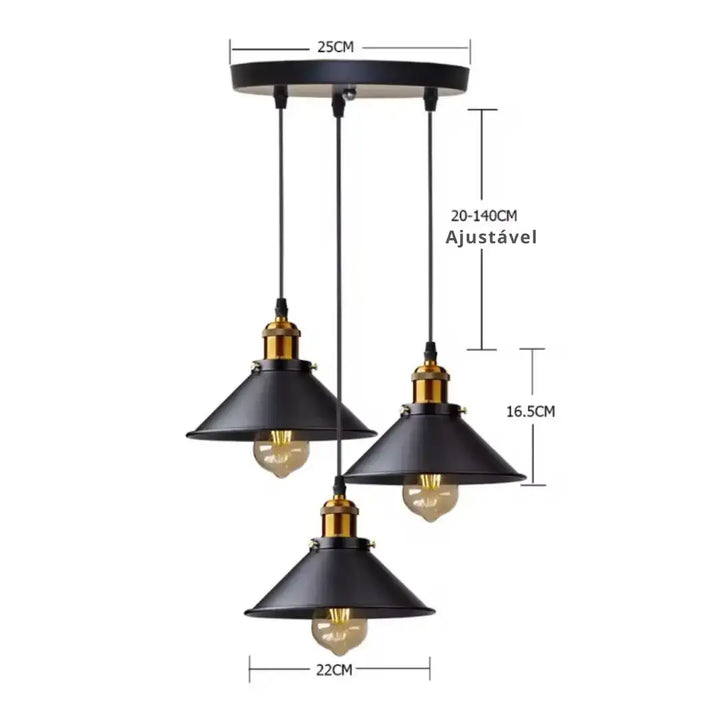 Abajur e luminárias Casavelle – peças refinadas que elevam qualquer ambiente