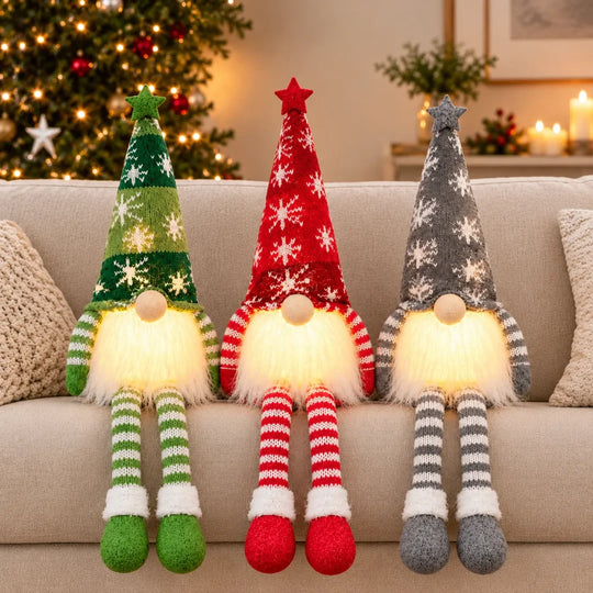 Decoração de Nata bonecos Gnomos