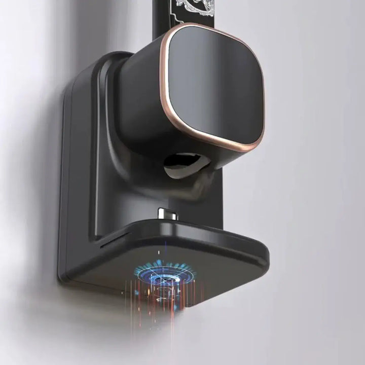 Dispenser de pasta de dente com sensor inteligente sem contato em acabamento minimalista