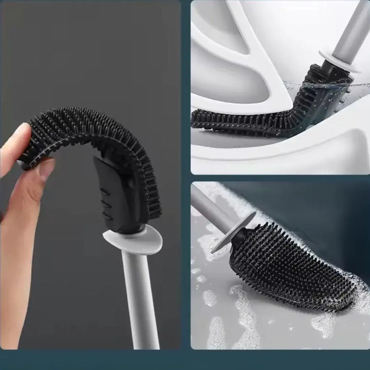 Escova sanitária com suporte Casavelle, design moderno e eficiencia.