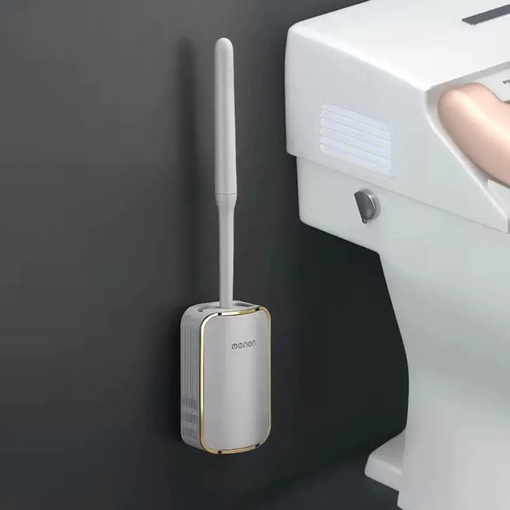 Escova sanitária com suporte Casavelle, design moderno e eficiencia.