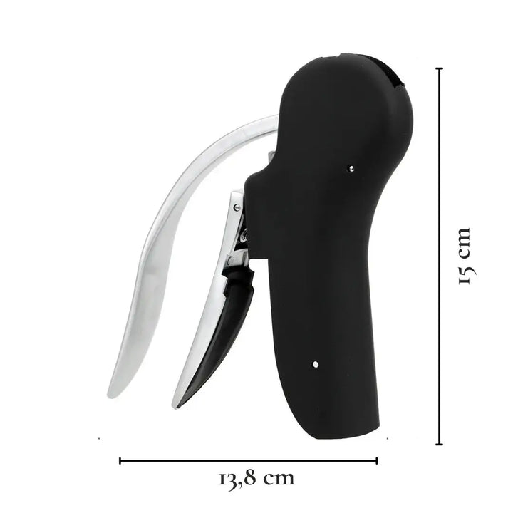 Medidas do Saca Rolha Privilege Casavelle 15 cm por 13,8 cm.