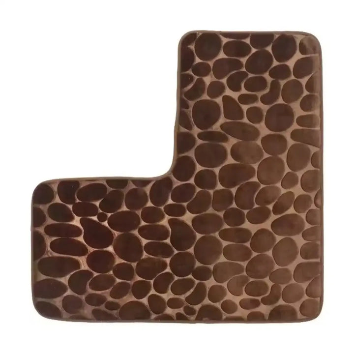 Tapete absorvente para banheiro, mantém o piso seco com sofisticação e praticidade.